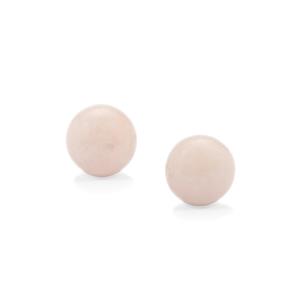 Pink Aragonite Earrings in Sterling Silver 1.95cts