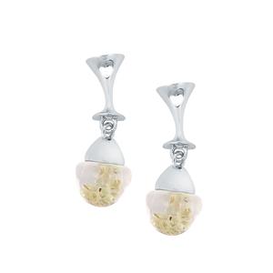 Hunan Peridot Bulb Earrings in Sterling Silver 0.52ct