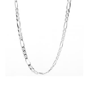 22" Sterling Silver Couture Figaro Chain 22.80g