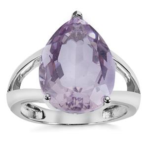 10.75ct Purple Fluorite Sterling Silver Ring