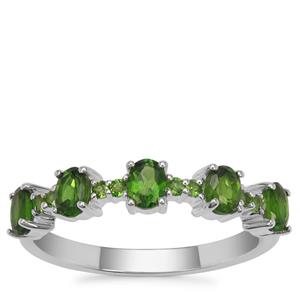 Chrome Diopside Ring in Sterling Silver 1.10cts