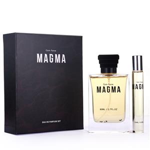 Gem Auras Magma Eau De Parfum Set with Black Agate Gemstones ATGW 0.43cts