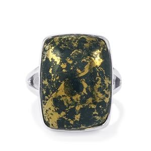 19ct Apache Gold Pyrite Sterling Silver Aryonna Ring 