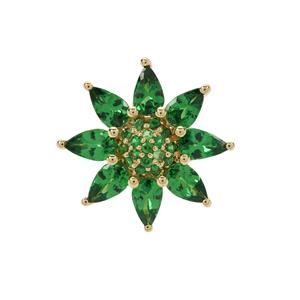 1.80cts Tsavorite Garnet 9K Gold Pendant 