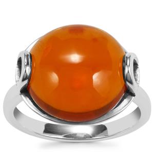 American Fire Opal Ring in Sterling Silver 7.19cts