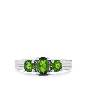 1.48ct Chrome Diopside Sterling Silver Ring