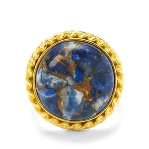 11.20ct Copper Mojave Lapis Lazuli Midas Aryonna Ring 