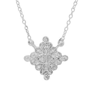 1/20ct Diamonds Sterling Silver Necklace