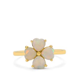 1ct Coober Pedy Opal 9K Gold Ring 