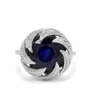 ‘Maelstrom’ Thai Sapphire & Zircon Ring 7.40cts