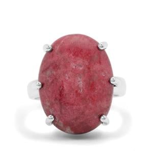 15ct Norwegian Thulite Sterling Silver Aryonna Ring
