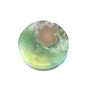 1 of 1 - 469cts Natural Vivid Green Sakura Agate Core (N)
