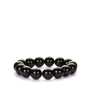 283ct Black Onyx Stretchable Bracelet