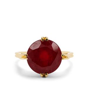 9.20ct Malagasy Ruby 9K Gold Ring (F)