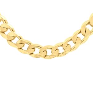 Chain in Gold Plated Sterling Silver 46cm/18'