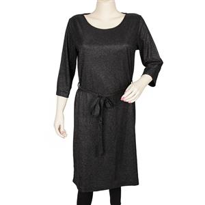 Destello Shimmer Dress (Choice of 5 Sizes) (Black)