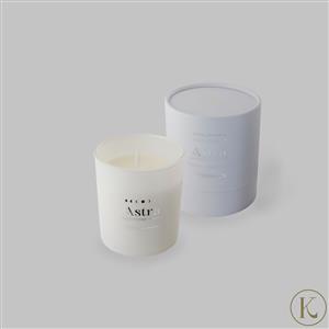 Kimbie Home Astra  April Birthstone Candle 200gm with Diamond Dust
