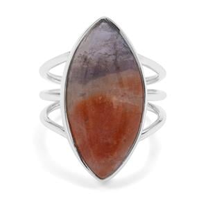 13ct Iolite Sunstone Sterling Silver Aryonna Ring