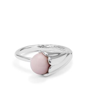 Pink Aragonite Ring in Sterling Silver 3.75cts