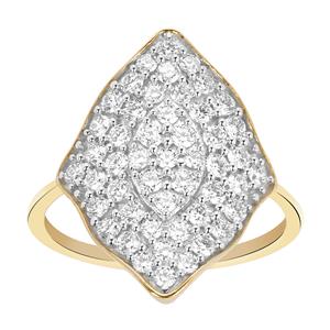 1ct Flawless Diamonds 9K Gold Tomas Rae Ring