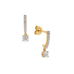 1/2ct Diamond 18K Gold Tomas Rae Earrings  