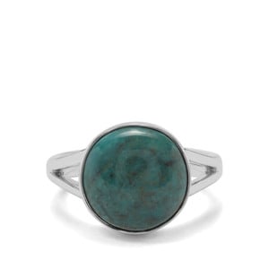 4.96ct Lhasa Turquoise Sterling Silver Aryonna Ring 