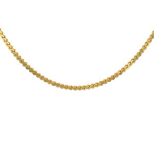 Chain in Gold Plated Sterling Silver 41cm/16'