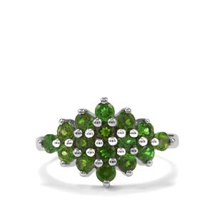 1.60ct Chrome Diopside Sterling Silver Ring