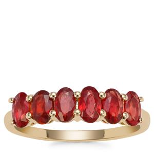 Songea Ruby Ring in 9K Gold 1.87cts