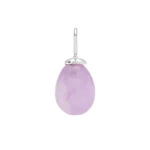 6.25ct Moroccan Amethyst Sterling Silver Moscow Egg Pendant