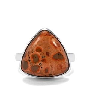9.75ct Mexican Jasper Sterling Silver Aryonna Ring