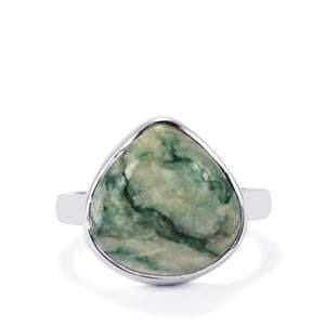 Siberian Mariposite Ring in Sterling Silver 8.88cts