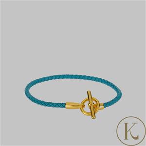 Kimbie 'Votum' March Birthstone Gold Plated Sterling Silver 7.5