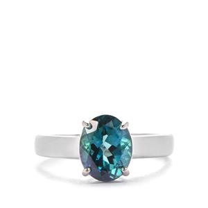Marambaia Teal Topaz Ring  in Sterling Silver 3.10cts