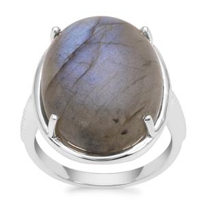 Labradorite Ring in Sterling Silver 16.63cts