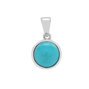 3.10ct Turquoise Sterling Silver Pendant