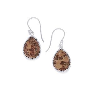 Sonora Dendrite Earrings in Sterling Silver 12.62cts