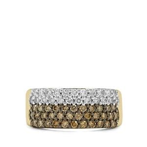 1ct Sunset Argyle Diamonds 9K Gold Ring