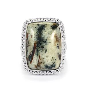 17.50ct  Astrophyllite Sterling Silver Aryonna Ring 