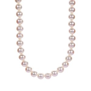 South Sea Cultured Pearl Sterling Silver Necklace (8mm)