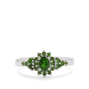 0.80ct Chrome Diopside Sterling Silver Ring