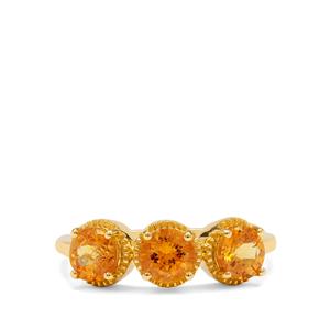 Mandarin Garnet Ring in 9K Gold 1.80cts