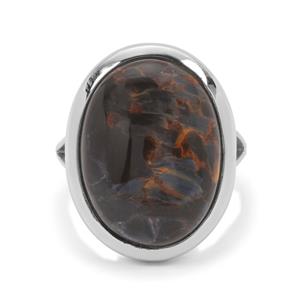 16.30ct Pietersite Sterling Silver Aryonna Ring