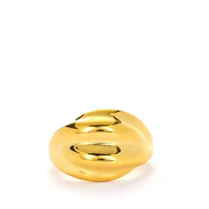  Gold Tone Sterling Silver Ring 