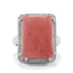 9.49ct Pink Lady Opal Sterling Silver Aryonna Ring