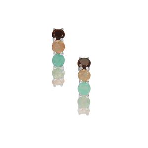 Ombre  Aquaprase™ Earrings in Sterling Silver 2.50cts