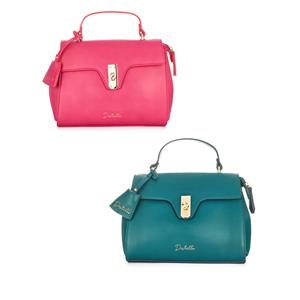 Destello Top Handle Satchel Handbag - 2 Colours Available