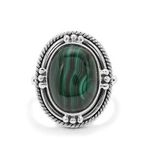 12ct Malachite Sterling Silver Aryonna Ring
