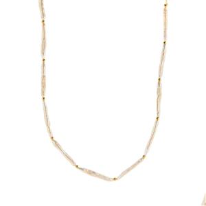 Kaori Cultured Pearl Gold Tone Sterling Silver Necklace 