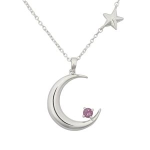 0.30cts Bahia Amethyst Sterling Silver Necklace 
